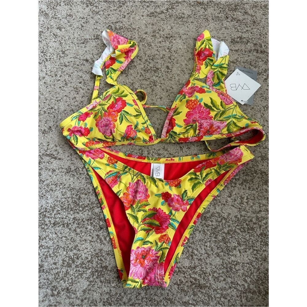 VYB Floral 2Pc Bikini Swimsuit M